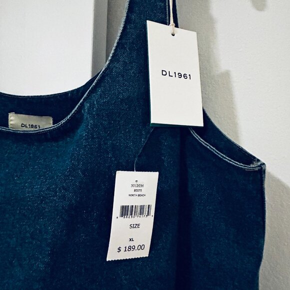 DL1961 Adeline Blue Jean Tank Dress - Picture 2 of 5
